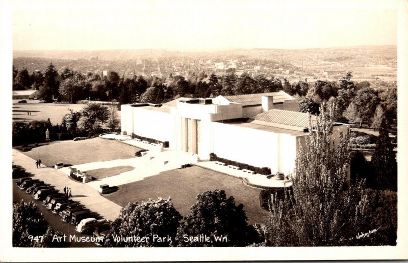 Washington Seattle Volunteer Park Art Museum Real Photo