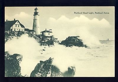 Early Portland, Maine/ME Postcard, Portland Head Light/Lighthouse