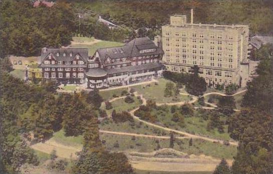 Pennsylvania Pocono Manor  Pocono Manor Inn From The Air Albertype