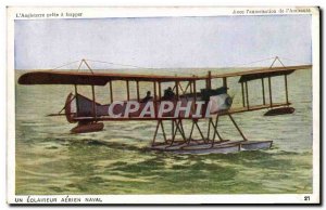 Old Postcard Jet Aviation An aerial scout Naval Seaplane