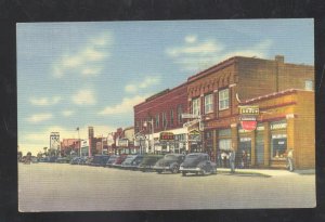 LORDSBURG NEW MEXICO NM DOWNTOWN STREET SCENE OLD CARS VINTAGE POSTCARD