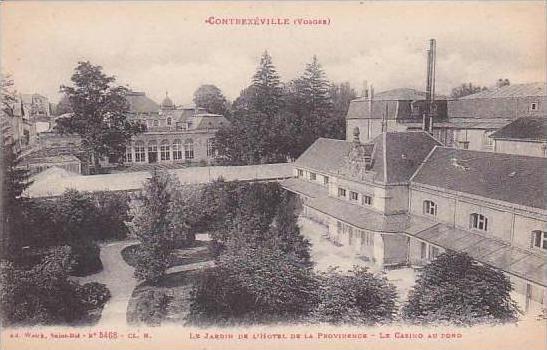 France Contrexeville Vosges Le Jardin De L'Hotel De La Providence Le Casino A...