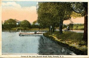 NJ - Newark. Branch Brook Park, Lake