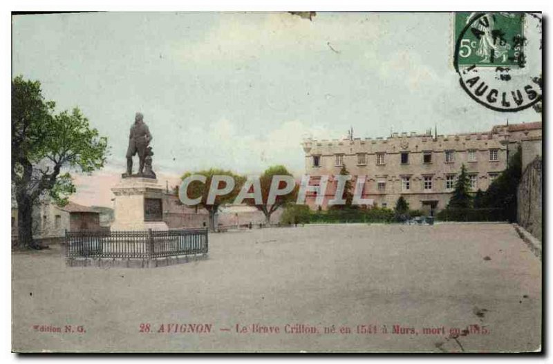 Postcard Old Avignon (Vaucluse) The Brave Crillou do Walls 1541