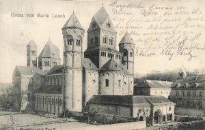 Maria Laach Abbey Germany 1907 Postcard - Verlag J. Reuther