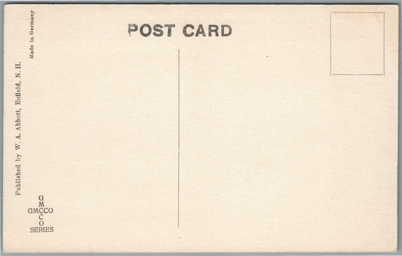 ENFIELD NH MASCOMA LAKE SHAKER VILLAGE ANTIQUE POSTCARD