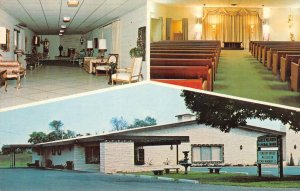GREENLAWN FUNERAL HOME Chapel Cemetery Springfield, MO 1960s Vintage Postcard