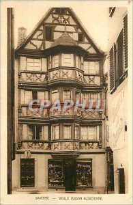 Old Postcard Saverne Old Alsatian House