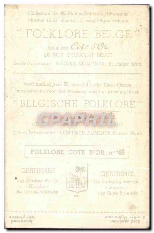 Image Folklore Belge Good Belgian Chocolate Gerpinnes Cadets of the Marche Sa...