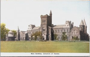 Canada Main Building University of Toronto Vintage Postcard C080
