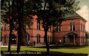 Postcard Court House in Grand Forks, North Dakota