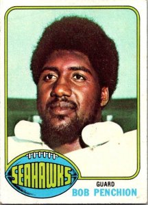 1976 Topps Football Card Bob Penchion Seahawks sk4575