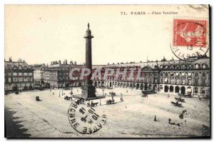 Postcard Old Paris Place Vendome