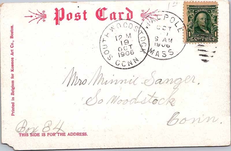 Postcard BEACH SCENE Boston Massachusetts MA AK7028