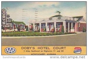 Alabama Montgomery Dobys Hotel Court