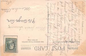 A38/ Delaware Oklahoma Ok Postcard c1910 Greetings from Delaware Glitter