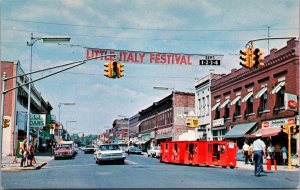 Postcard Main Street in Clinton, Indiana~3117