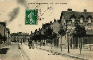 CPA ROMILLY-sur-SEINE Rue Gambetta (863180)