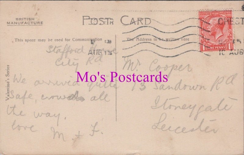 Genealogy Postcard - Cooper, 13 Sandown Road, Stoneygate, Leicester  GL3059