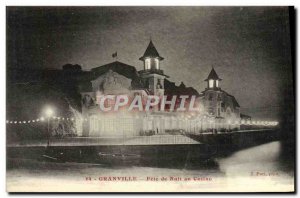 Old Postcard Granville Night Fete at Casino
