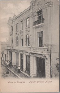 Postcard Casa de Comercio Merida Yucatán Mexico