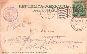 Vintage Postcard Castillo De Chapultepec Hill Castle Palace in Mexico MX 