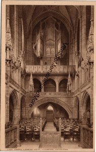 Lady Chapel Looking West Liverpool Cathedral Postcard PC334