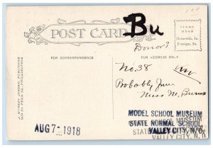 Geneva New York NY Postcard Chapel Library Hobart College Building 1918 Vintage