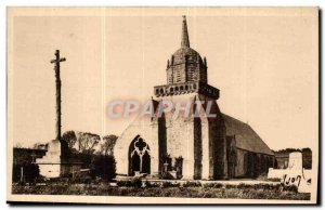 Old Postcard Perros Guirec The Church and Calvary