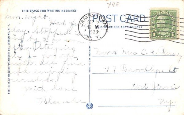 High School Jamestown, New York  