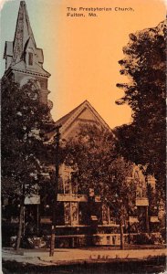 Fulton Missouri Presbyterian Church Exterior Vintage Postcard JF360274