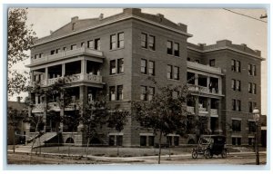 1910 Model T Building Aberdeen South Dakota SD RPPC Photo Antique Postcard