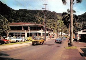 FAGATOGO, American Samoa  LUMANA'I BUILDING & Street Scene  OVERSIZE  Postcard 