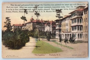 The Carolina Pinehurst NC Handcolored The Billings Chapin Co Paint Adv Postcard