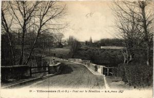 CPA VILLECRESNES Pont sur lae Reveillon (600322)