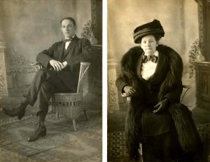 2 RPPC's - Man & Woman