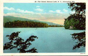 New York Adirondacks Schroon Lake The Island Curteich