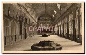 Old Postcard Chateau de Pierrefonds The Hall of Preux