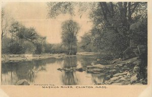 Postcard C-1905 Massachusetts Clinton Nashua River Tucker undivided MA24-4399