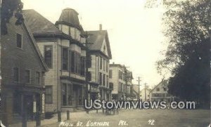 Real Photo, Main Street in Cornish, Maine