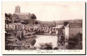 Old Postcard L & # 39Isle Jordan Valley of the Vienna Old L & # 39Isle and Ro...