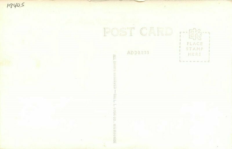 Prescott Arizona Post Office #C-307 1940s RPPC Photo Postcard Cook 21-12045