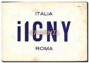 Old Postcard Telegraphie I1CNY Roma Italia