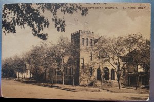 Vintage Postcard 1911 Presbyterian Church, El Reno, Oklahoma (OK)
