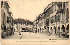 CPA Lons le Saunier- Rue du Commerce, Les Arcades FRANCE (1043514)