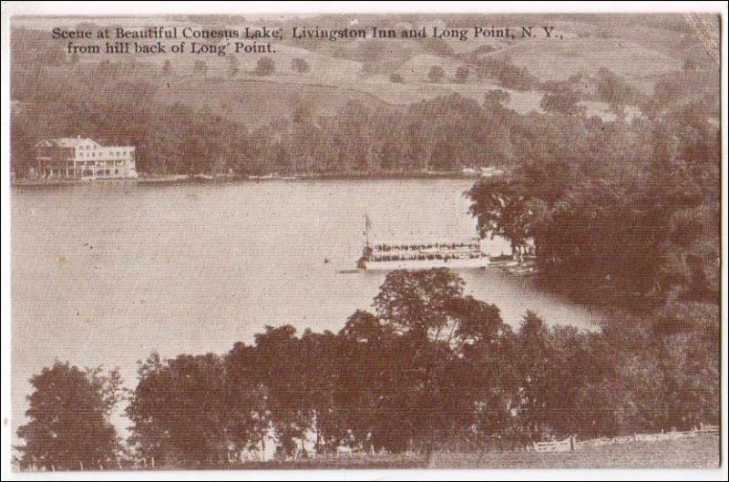 Conesus Lake, Livingston Inn & Long Point NY