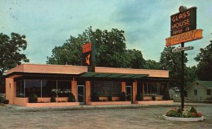 Vintage Postcard Glass House Restaurants Throughout Southeast Jacksonville FL