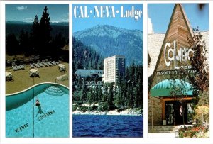 Crystal Bay, NV Nevada  CAL NEVA LODGE Resort Hotel & Casino  1994 4X6 Postcard