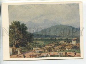 456647 USSR 1959 year Karl Bryullov Greece village near Corfu postcard