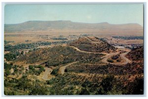 c1960s View Of Old Raton Pass Johnson Mesa Raton New Mexico NM Unposted Postcard 